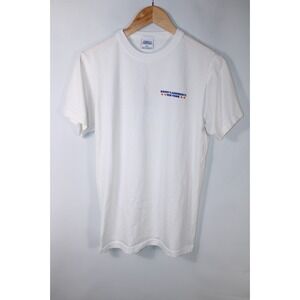 Randy's Garments Men's Small White Short Sleeve Crew Neck Box Truck T-Shirt